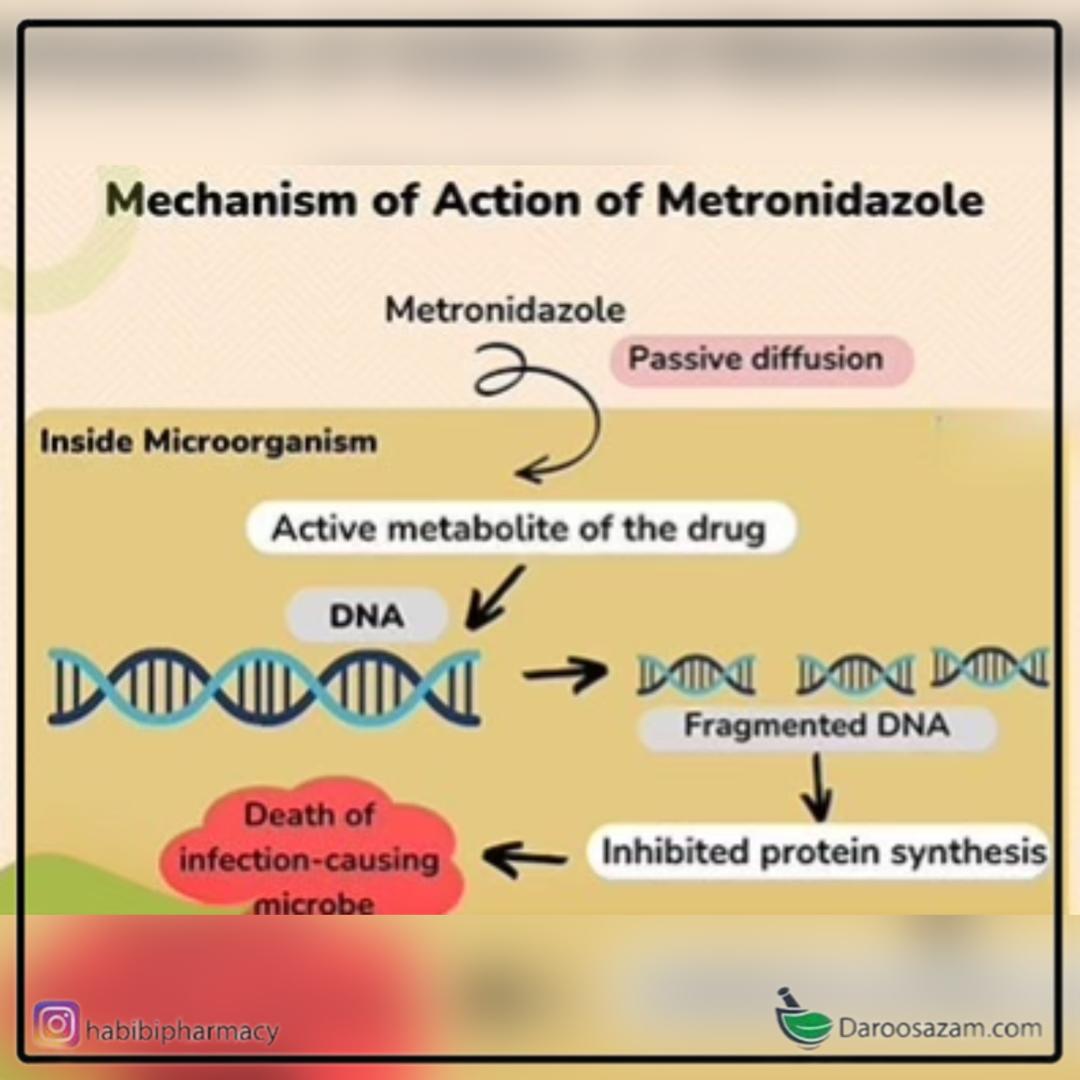 مترونیدازول و مکانسیم آن