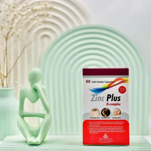 کپسول زینک پلاس 10 میلی گرم ب کمپلکس دانا 60 عددی
