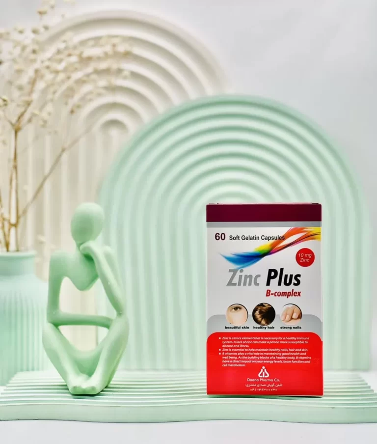 کپسول زینک پلاس 10 میلی گرم ب کمپلکس دانا 60 عددی