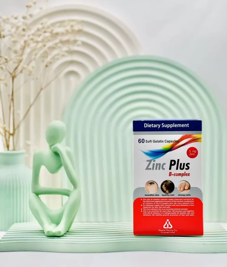 کپسول زینک پلاس 5 میلی گرم ب کمپلکس دانا 60 عددی
