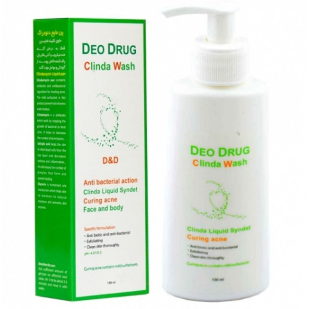 پن مایع حاوی کلیندامایسین دئودراگ Deo Drug Clinda Wash