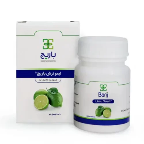 سافت ژل لیموترش 25 میلی گرم باریج اسانس