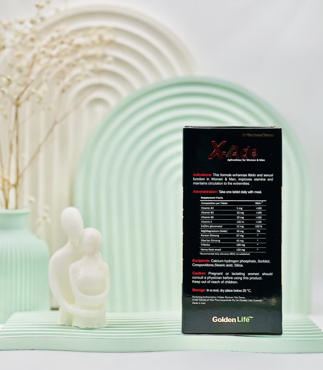 قرص ایکس اید گلدن لایف 60 عددی داروسازم دات کام قرص ایکس اید گلدن لایف 60 عددی