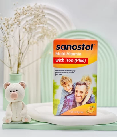 شربت مولتی سانستول آهن دار 155 میلی لیتر