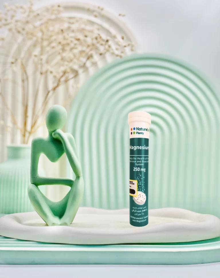 Nature's Plenty Magnesium Effervescent Tablets 250 mg, Sour Apple Flavor, 20 Count