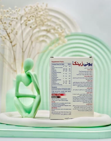 قرص یونی زینک ابیان دارو 60 عددی