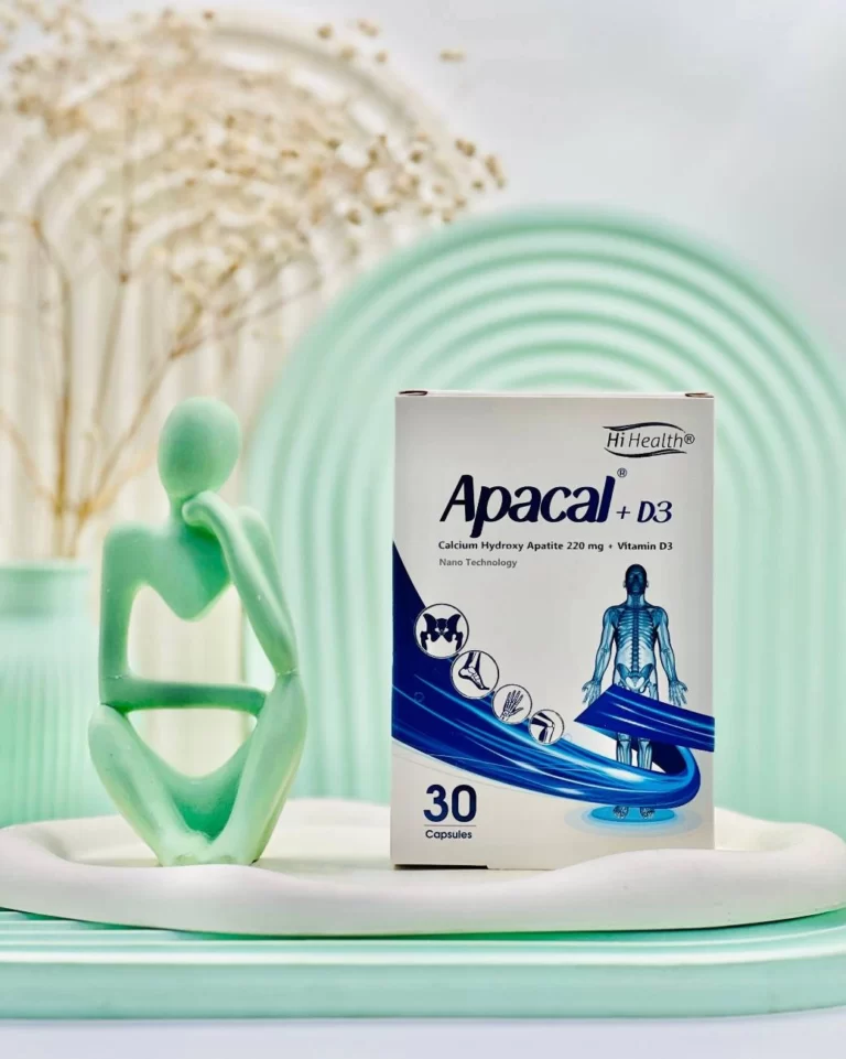 کپسول آپاکل و ویتامین د3 های هلث 30 عددی