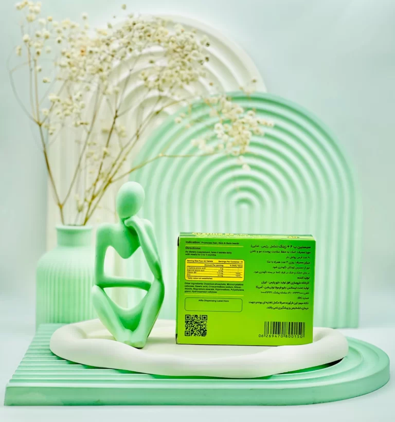 قرص سیستئین ب 6 و زینک بایو فرمولا 60 عددی