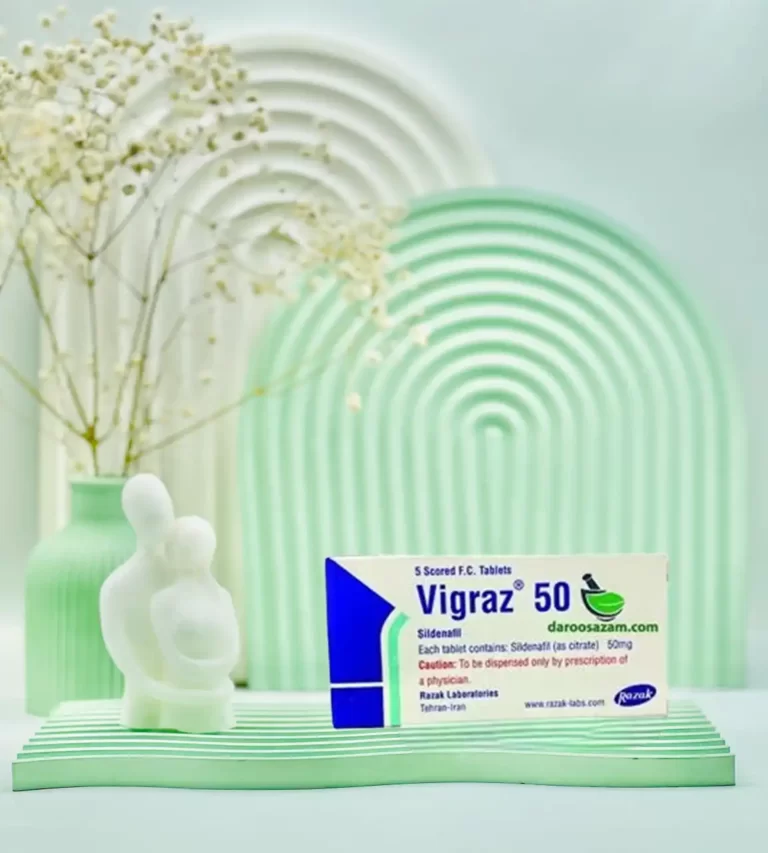 قرص ویگراز(سیلدنافیل) 50 میلی گرم 5 عددی