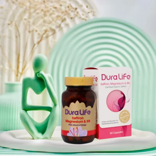 کپسول دورالایف سافرون منیزیم و ویتامین ب6 فاران شیمی 60 عددی