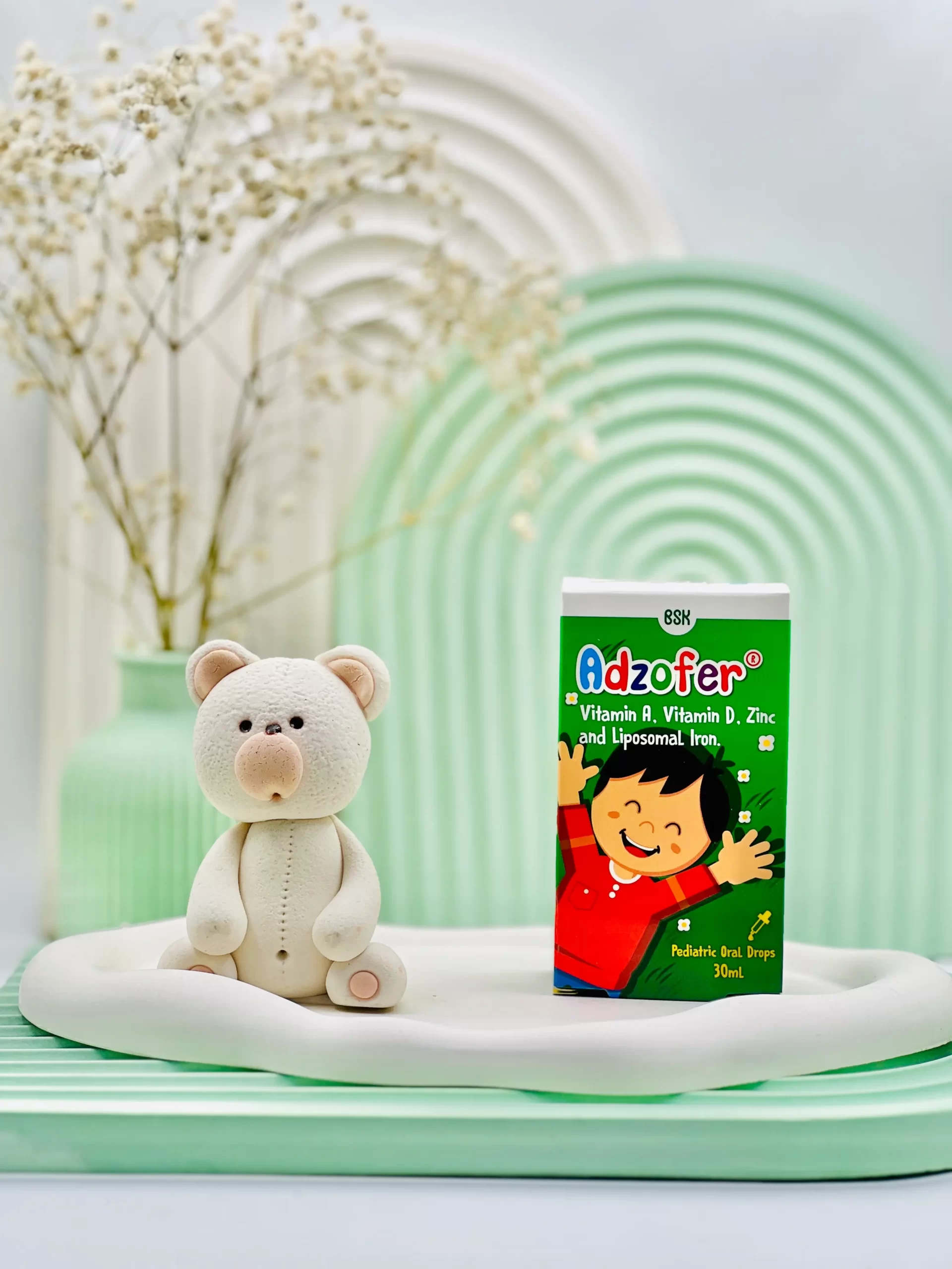 قطره آدزوفر بی اس کی با طعم تافی 30 میلی لیتر داروسازم دات کام قطره آدزوفر بی اس کی با طعم تافی 30 میلی لیتر