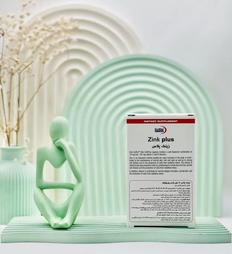 کپسول زینک پلاس 10 میلی گرم یوروویتال 60 عددی