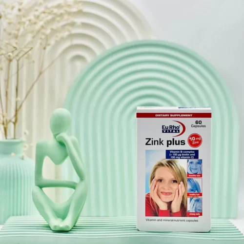 کپسول زینک پلاس 10 میلی گرم یوروویتال 60 عددی