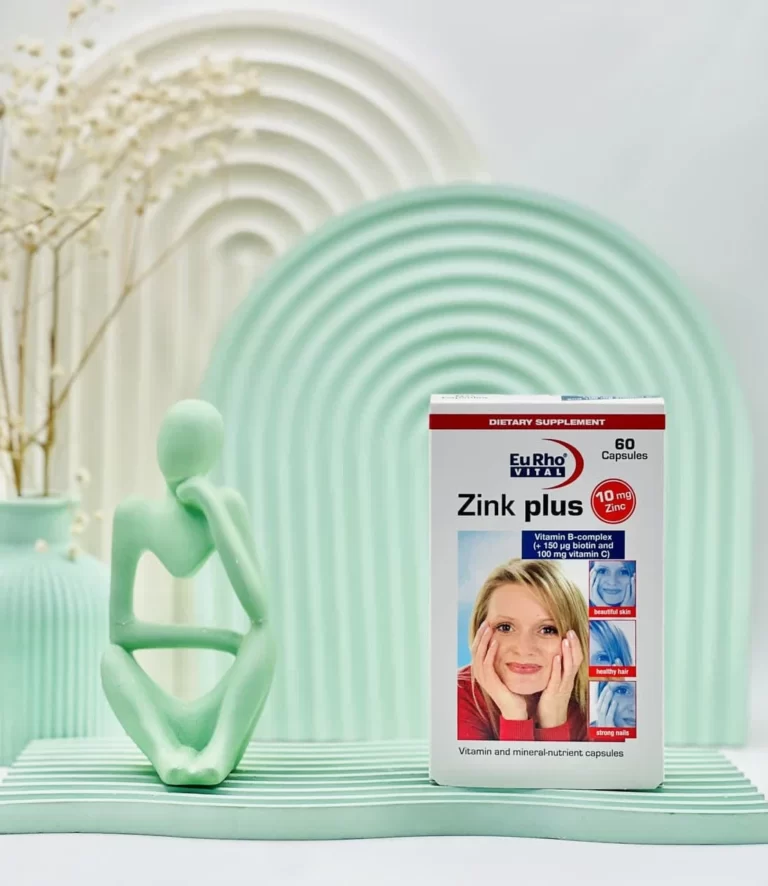 کپسول زینک پلاس 10 میلی گرم یوروویتال 60 عددی