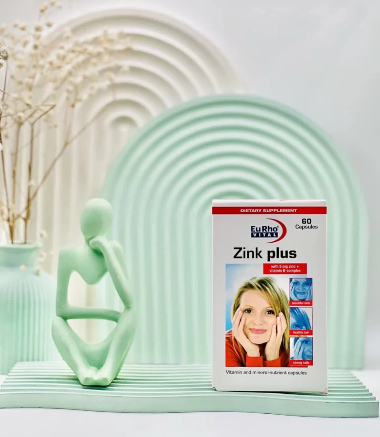 کپسول زینک پلاس ب کمپلکس 5 میلی گرم‏ یوروویتال 60 عددی