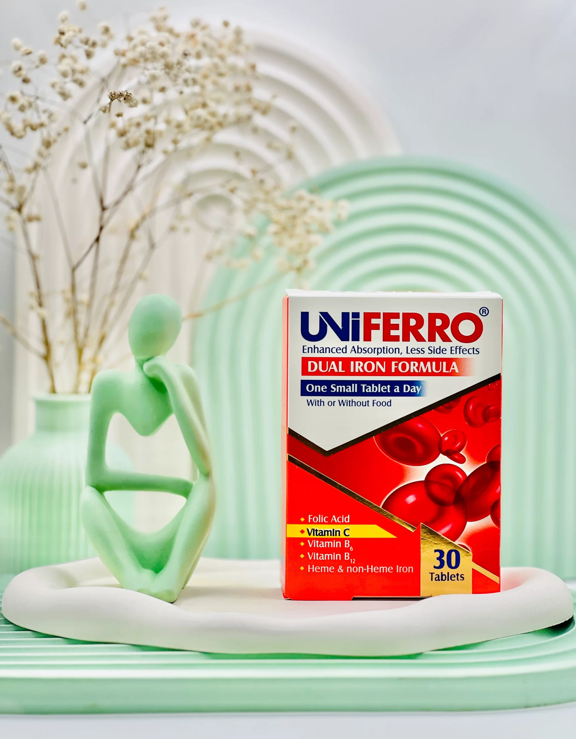 قرص یونی فرو ابیان دارو 30 عددی داروسازم دات کام قرص یونی فرو ابیان دارو 30 عددی