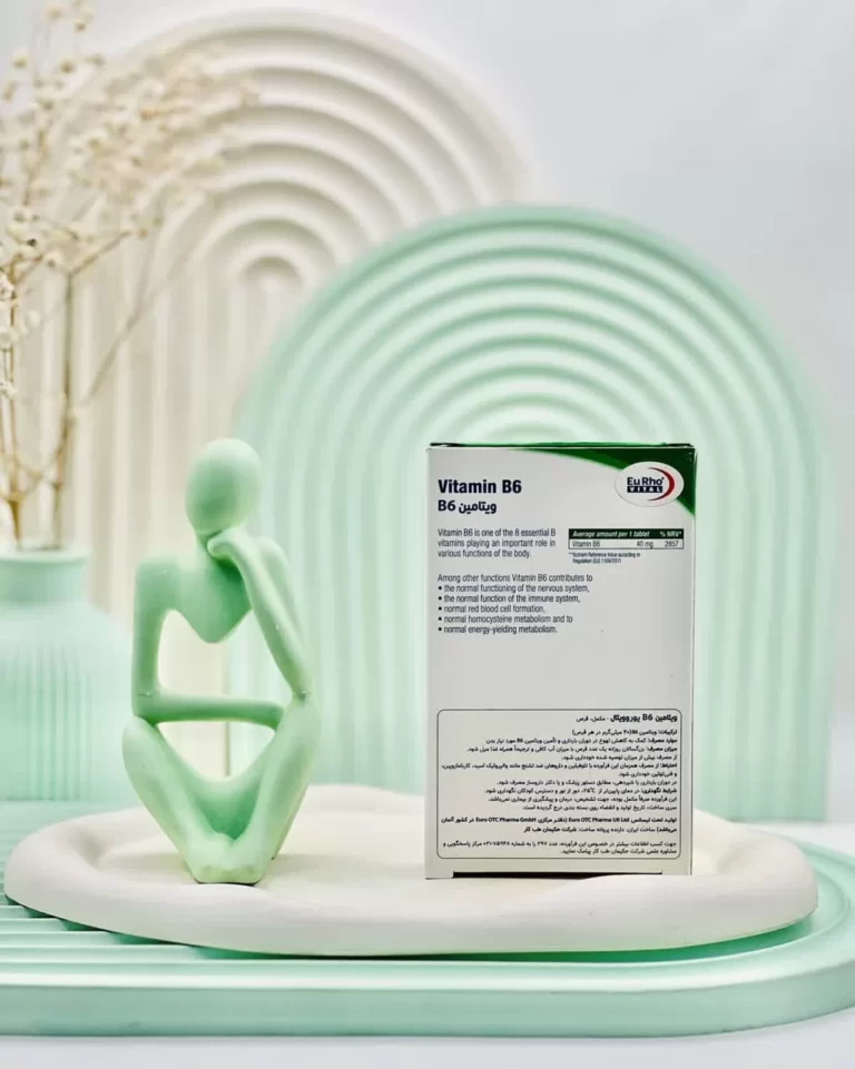 قرص ویتامین ب 6 یورویتال 60 عددی