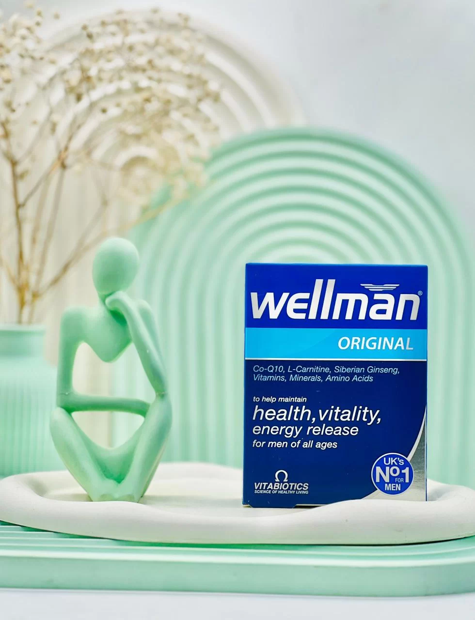 Wellman Original Vitabiotics 30 Tablets daroosazam.com قرص ول من اورجینال ویتابیوتیکس 30 عددی