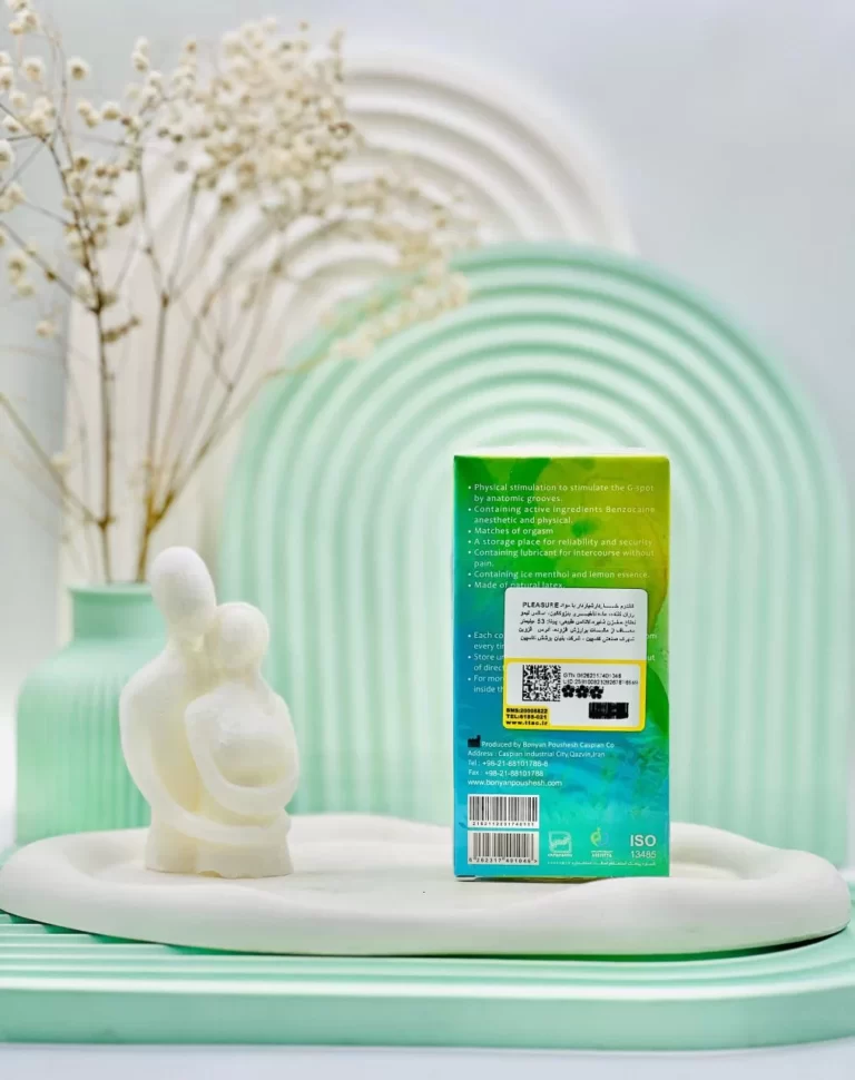 کاندوم تاخیری خاردار و شیاردار پلژر لیمو کلایمکس 12 عددی