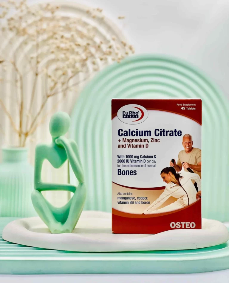 قرص کلسیم سیترات یوروویتال 45 عددی