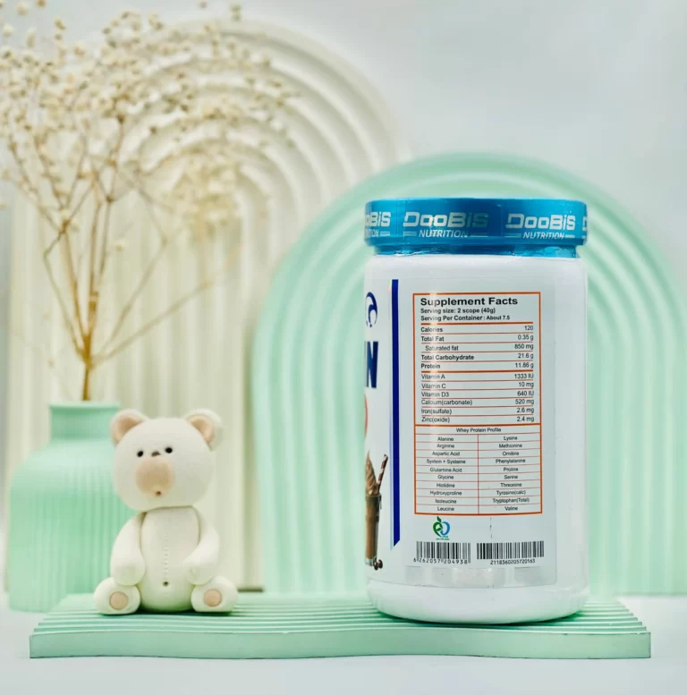 پودر وی پروتئین کودک دوبیس طعم شکلات 300 گرم