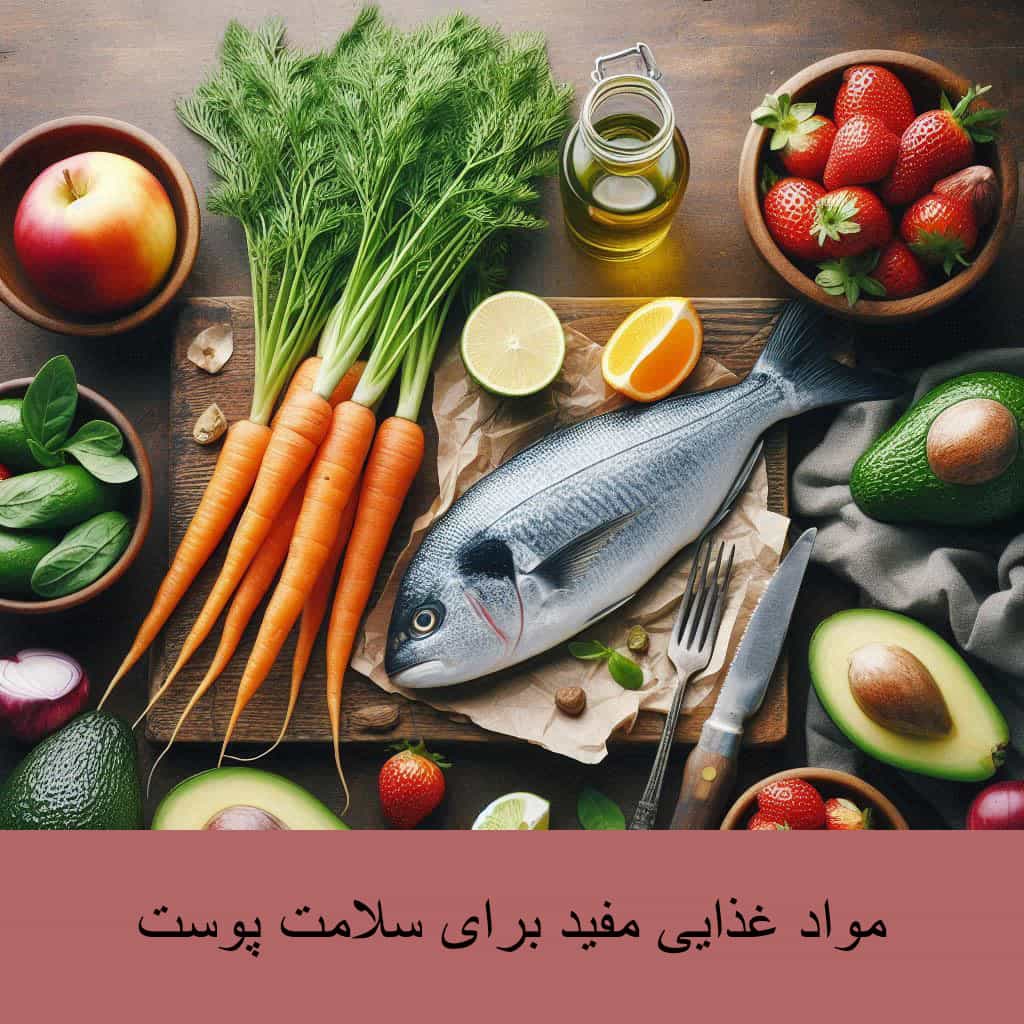 مواد غذایی مفید برای سلامت پوست