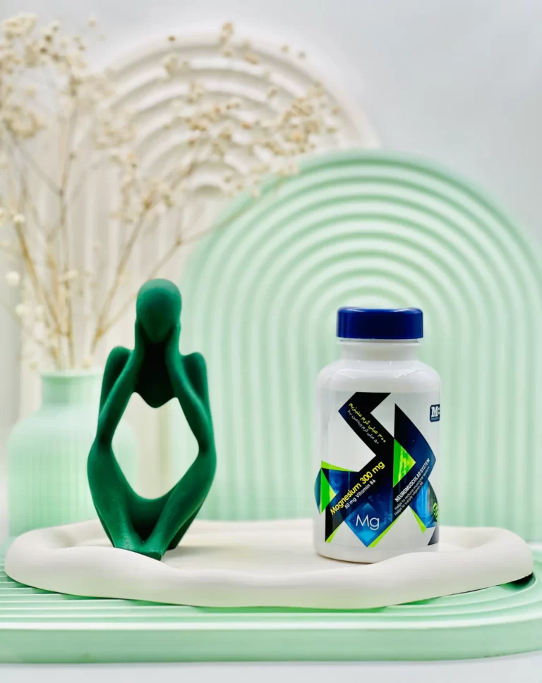 قرص منیزیم 300 میلی گرم و ب6 ام پلاس پرارین پارس 60 عددی