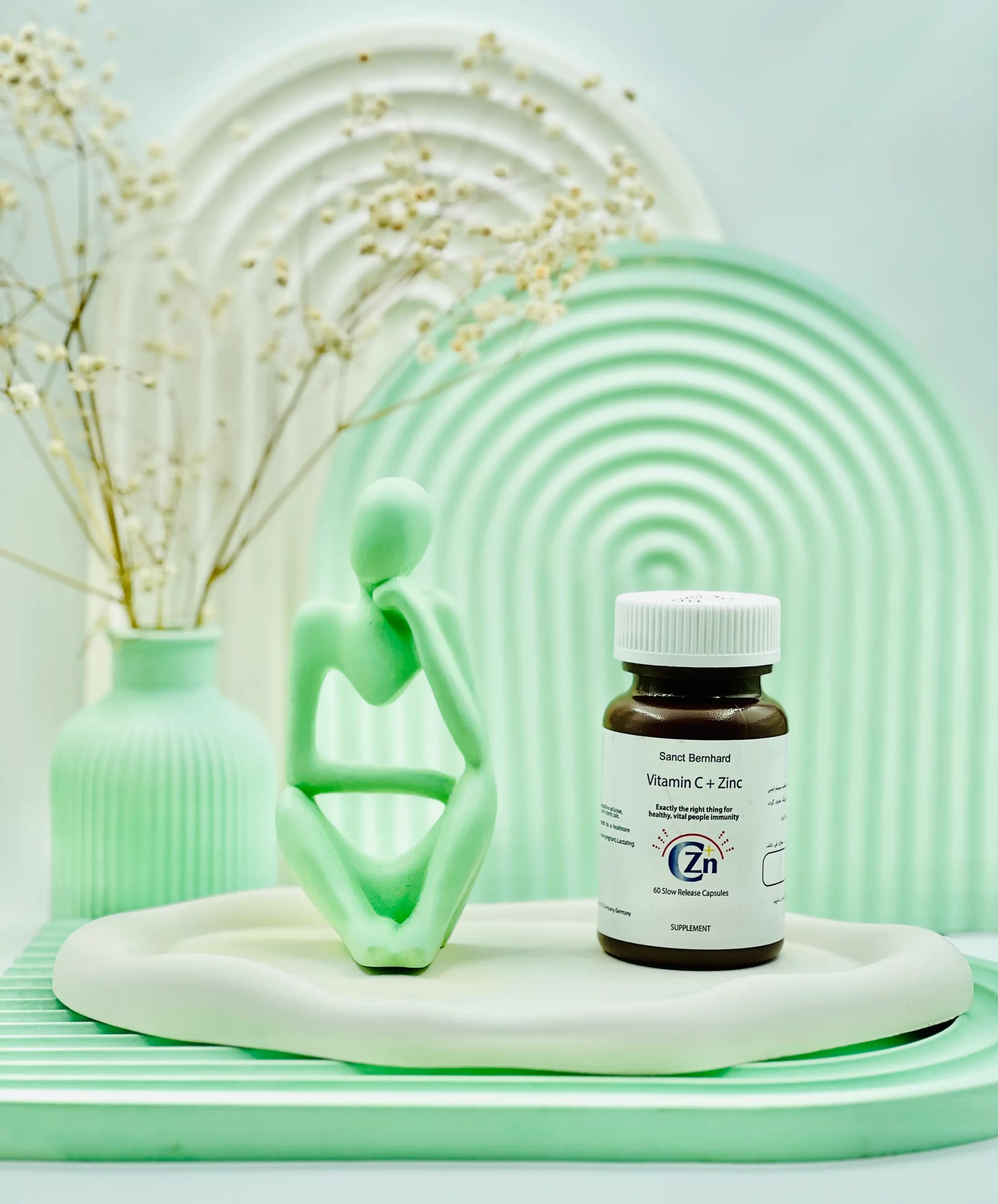 کپسول ویتامین سی و زینک سانکت برنهارد 60 عددی(2025/02) داروسازم دات کام کپسول ویتامین سی و زینک سانکت برنهارد 60 عددی(2025/02)