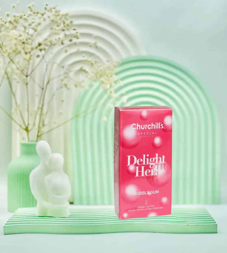 کاندوم دیلایت هر روان کننده آدامس بادکنکی چرچیلز 12 عددی