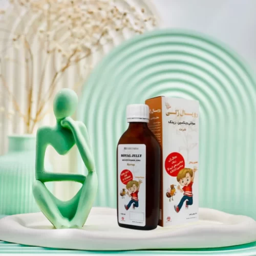 شربت رویال ژلی اکسیر فارم با طعم پرتقال 150 میلی لیتر