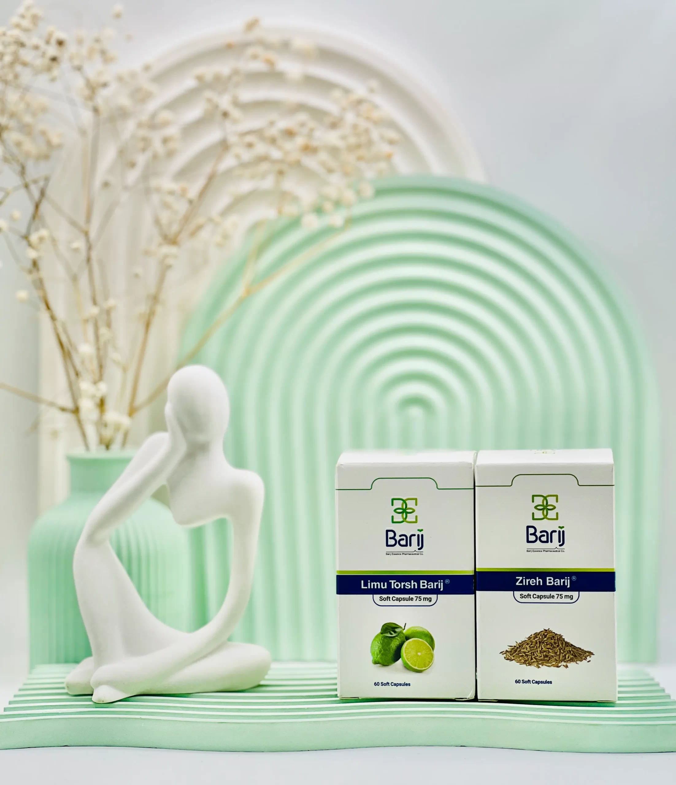 کپسول لاغری لیمو و زیره باریج اسانس 60 عددی داروسازم دات کام کپسول لاغری لیمو و زیره باریج اسانس 60 عددی