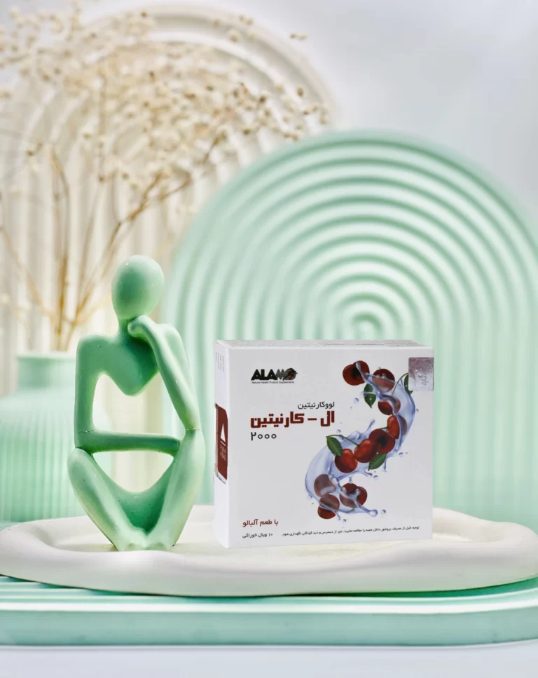 ویال ال کارنیتین 2000 آلامو با طعم آلبالو 10 عددی