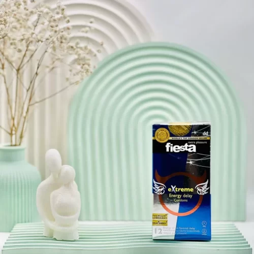 کاندوم اکستریم انرژی تاخیری فیستا 12 عددی (تاریخ انقضا: 2026/01)