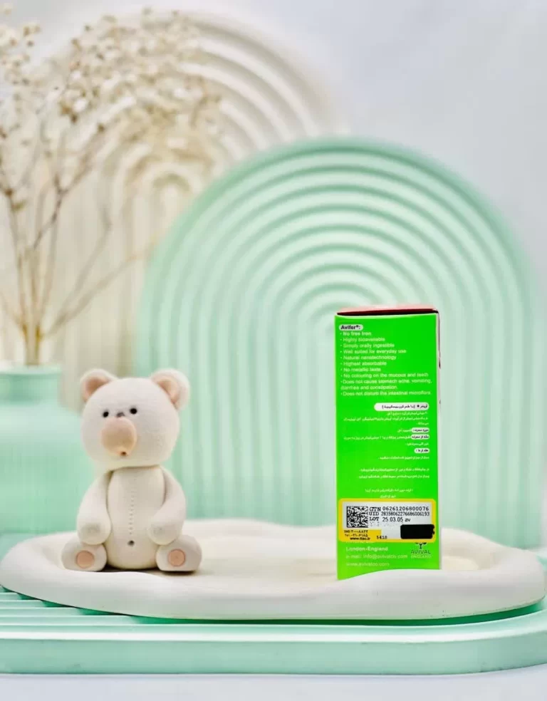 قطره آهن آویفر با طعم بیسکوییت آویوال 30 میلی لیتر