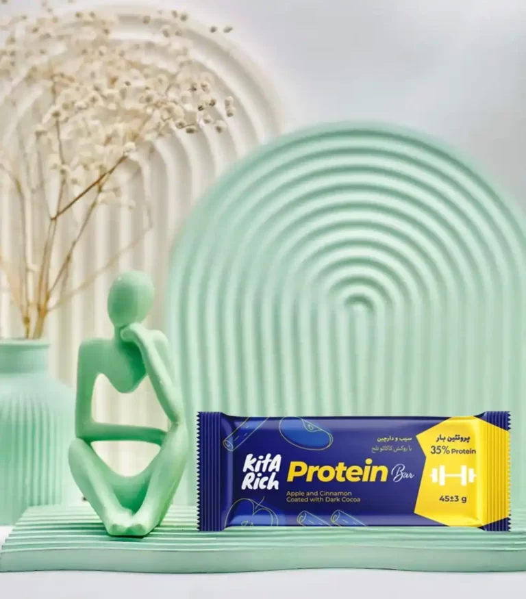 پروتئین بار با روکش کاکائو تلخ کیتاریچ 45 گرم