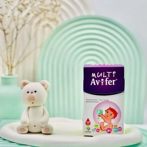 قطره مولتی آویفر آویوال با طعم موز 30 میلی لیتر