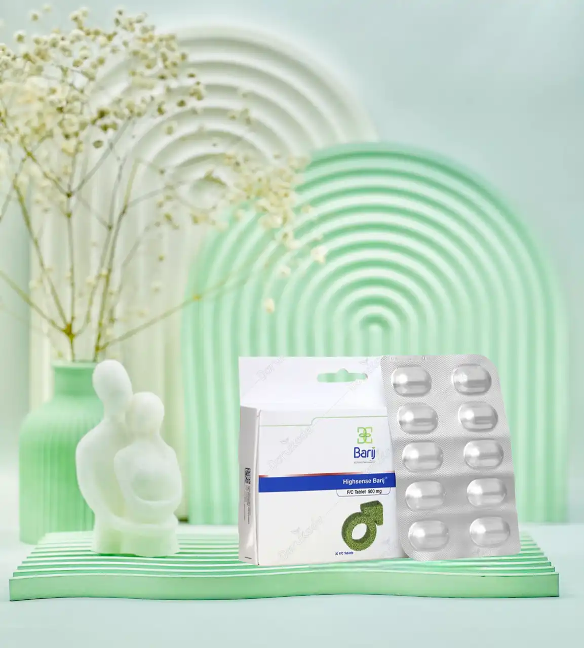 Sens Barij Essence Tablets, 30 Count daroosazam.com قرص های سنس باریج اسانس ۳۰ عددی