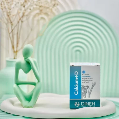 قرص کلسیم و ویتامین دی دینه 50 عددی