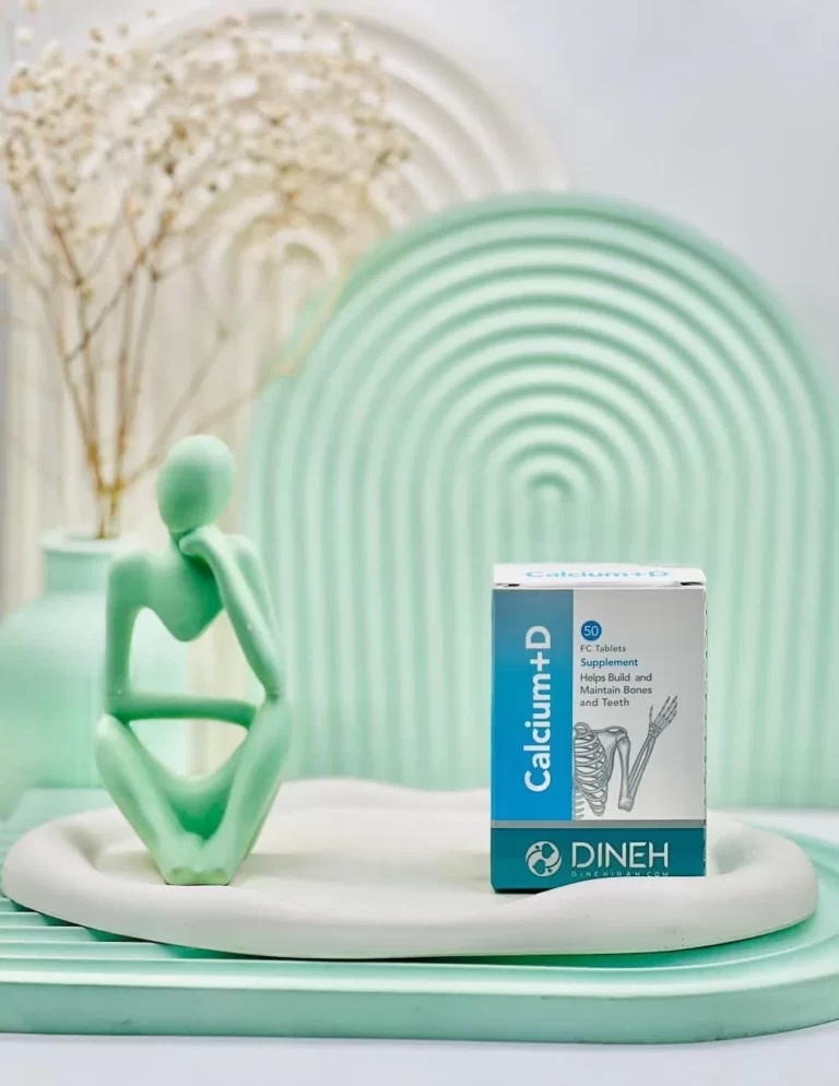 قرص کلسیم و ویتامین دی دینه 50 عددی