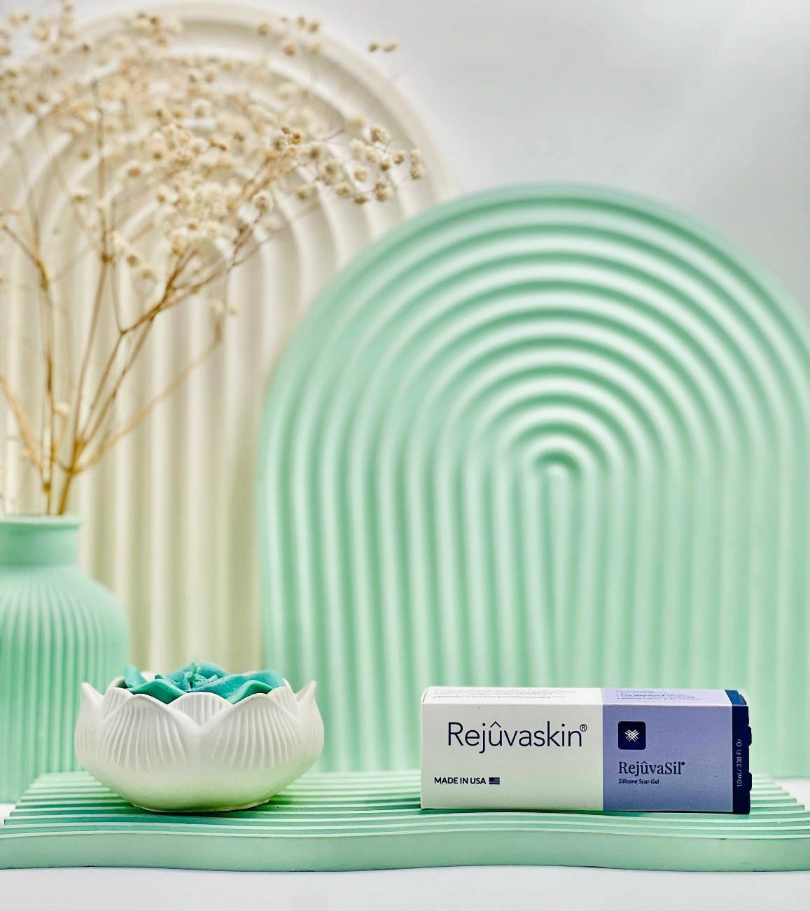 ژل ترمیم کننده رژواسیل رژوا اسکین 10 گرمی داروسازم دات کام ژل ترمیم کننده رژواسیل رژوا اسکین 10 گرمی