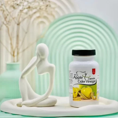 کپسول سرکه سیب 500 میلی گرم ایده دارو پارس 60 عددی