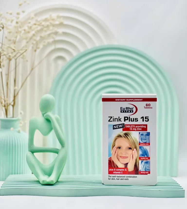 قرص زینک پلاس 15 میلی گرم یوروویتال 60 عددی
