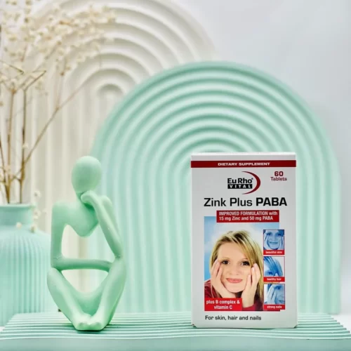 قرص زینک پلاس پابا یوروویتال 60 عددی