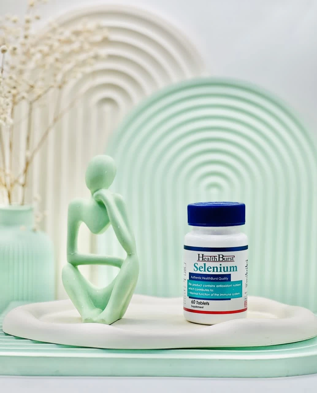 قرص سلنیوم هلث برست 60 عددی داروسازم دات کام قرص سلنیوم هلث برست 60 عددی