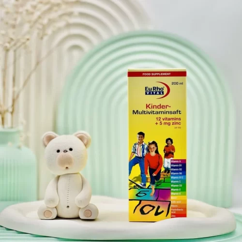 شربت کیندر مولتی ویتامین یوروویتال ۲۰۰ میلی لیتر