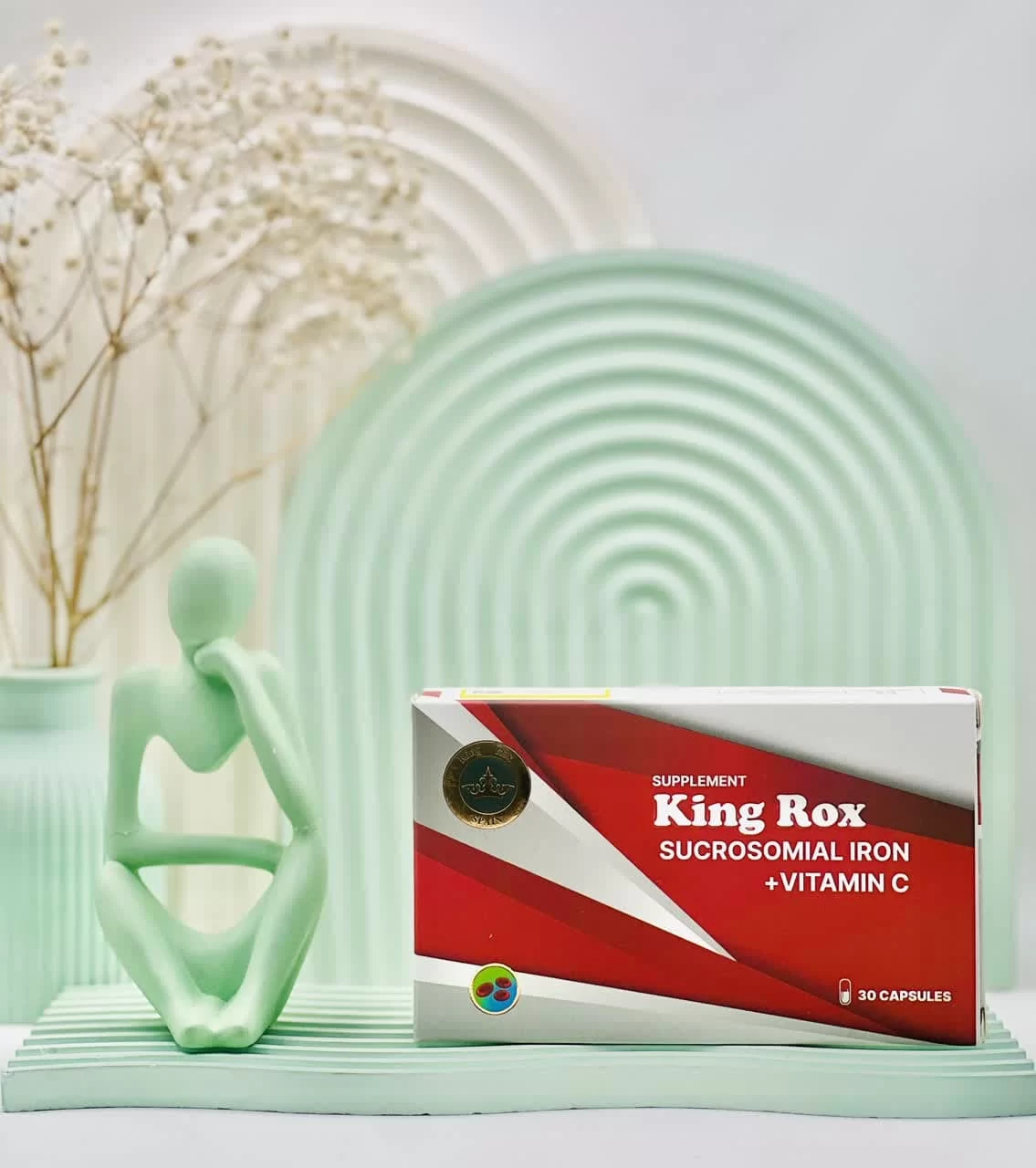 کپسول آهن سوکروزومیال و ویتامین سی کینگ راکس اسپین 30 عددی داروسازم دات کام کپسول آهن سوکروزومیال و ویتامین سی کینگ راکس اسپین 30 عددی