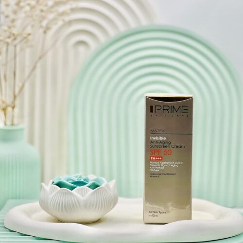 کرم ضد آفتاب جوان کننده spf50 فاقد چربی پرایم