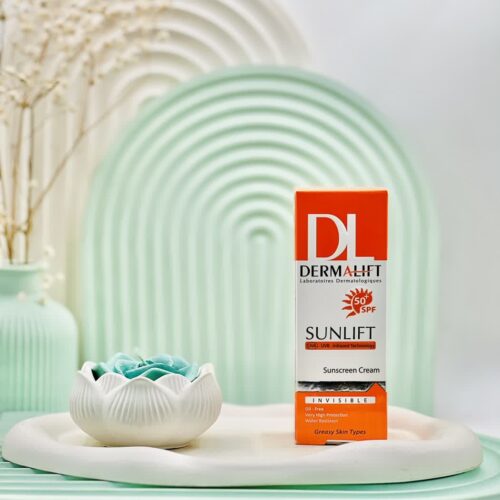 کرم ضد آفتاب SPF 50 پوست چرب درمالیفت 40 میلی لیتر