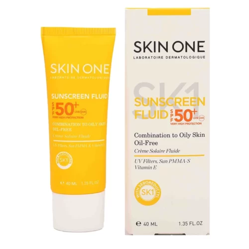 فلوئید ضد آفتاب SPF50 اسکین وان مناسب پوست‌ چرب 40 میلی‌لیتر