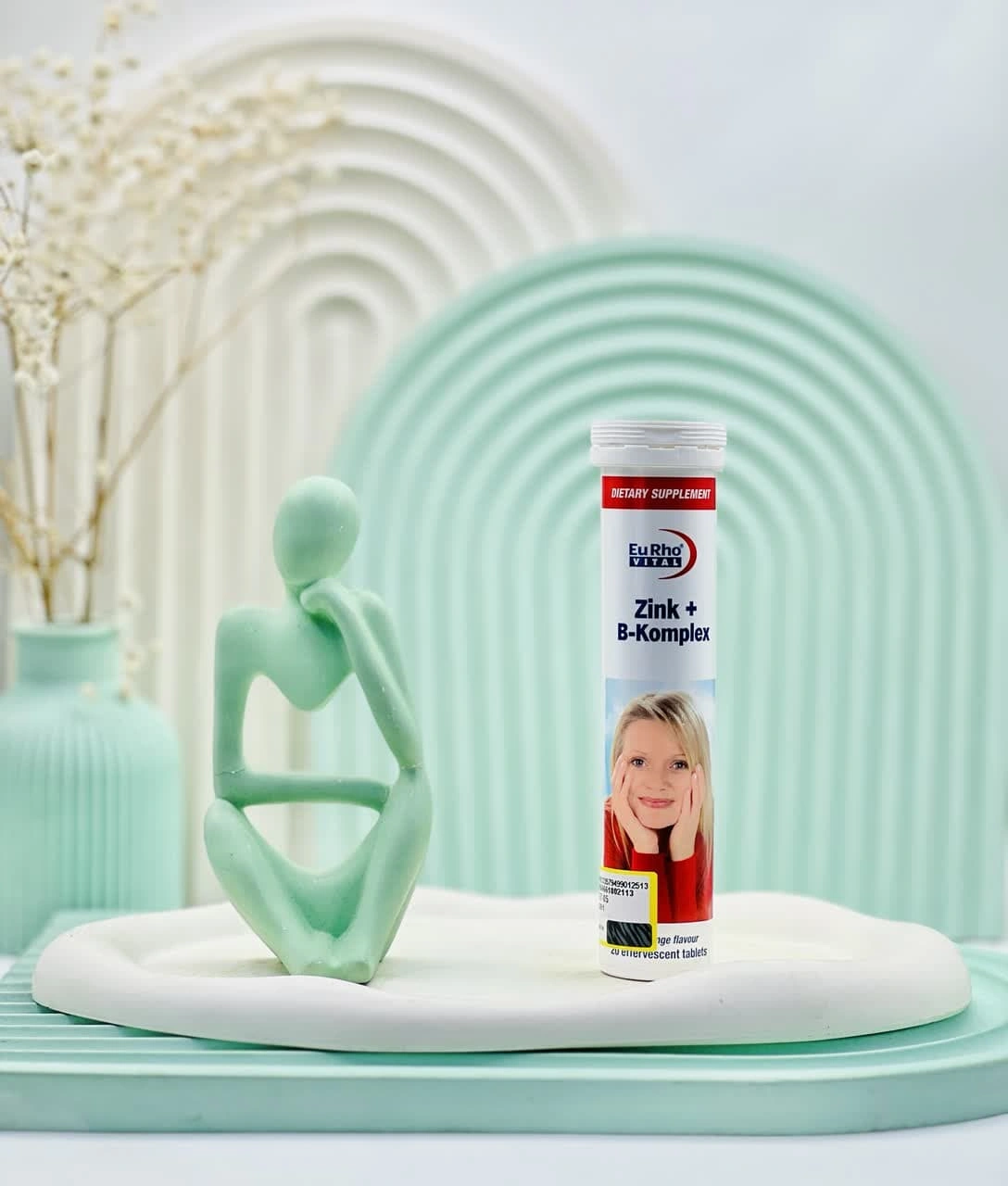 قرص جوشان زینک پلاس ب کمپلکس یوروویتال 20 عددی داروسازم دات کام قرص جوشان زینک پلاس ب کمپلکس یوروویتال 20 عددی